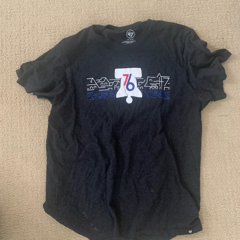 Joel Embiid 76ers T Shirt XL 47 Brand